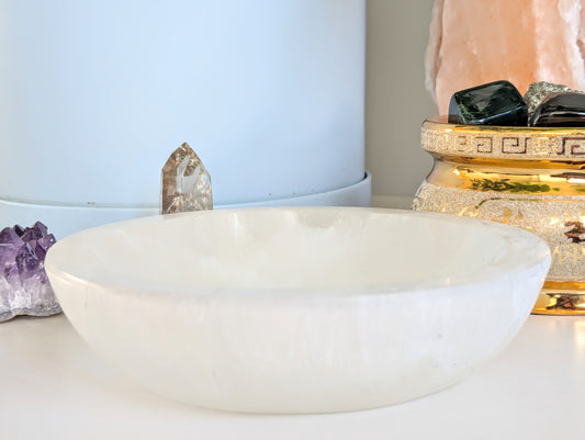 6 inch selenite bowl