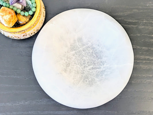 Selenite Large Bowl 8"